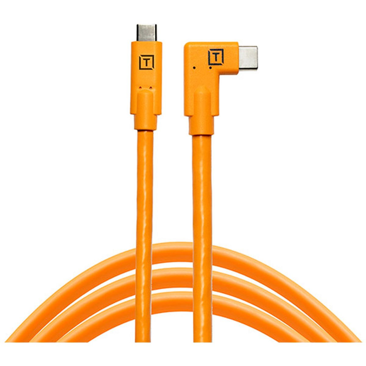 Tethertools TetherPro USB-C to USB-C Right Angle - Orange