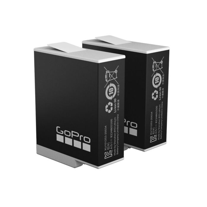 GoPro Enduro Rechargeable Battery 2-pack for HERO 12,HERO11, HERO10 & HERO9 Black