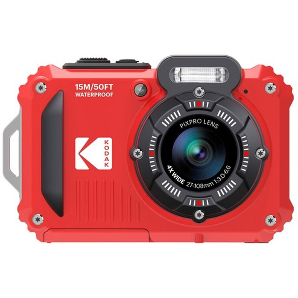 Kodak Waterproof WPZ2 5X Zoom WiFi Red