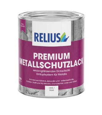 relius premium metallschutzlack kleur 2.5 ltr
