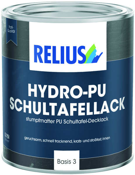 relius hydro-pu schultafellack kleur 0.75 ltr