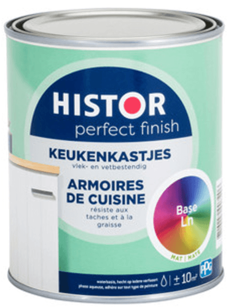 histor perfect finish keukenkastjes mat lichte kleur 750 ml