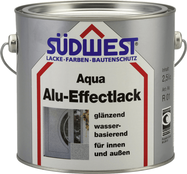 sudwest alu-effect aqua 0740 zwart 750 ml
