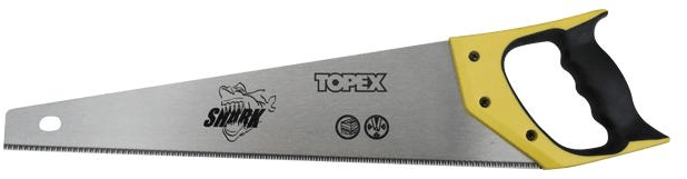 topex handzaag 500mm aligator 7 tpi fast cut extra geharde tanden 10a451