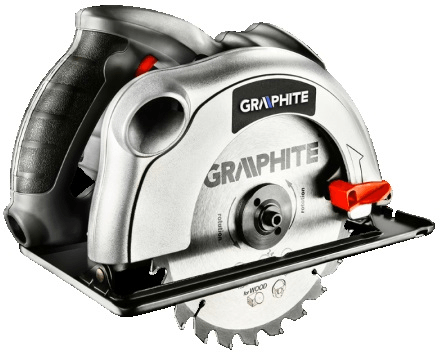 graphite cirkelzaagmachine 1200w in doos 58g486