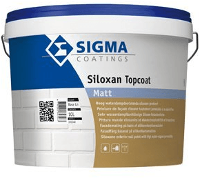 sigma siloxan topcoat matt donkere kleur 10 ltr