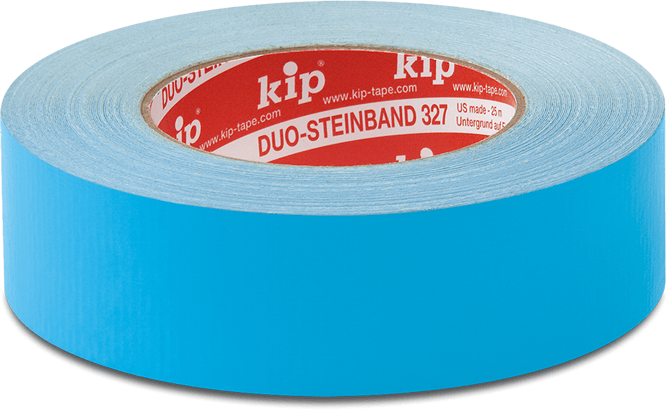 kip 327 duo-steenband blauw 36mm x 50m