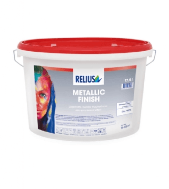 relius metallic muurverf ral 9006 12.5 ltr