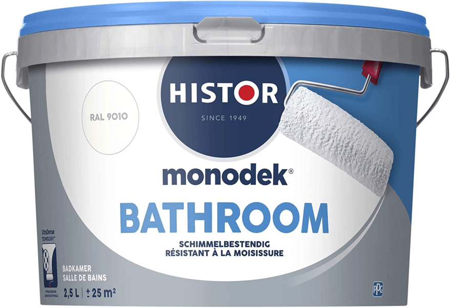 histor monodek bathroom ral 9010 2.5 ltr