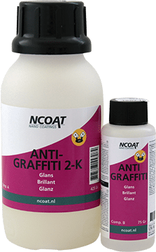 ncoat anti-graffiti 2-k glans set 500 gram