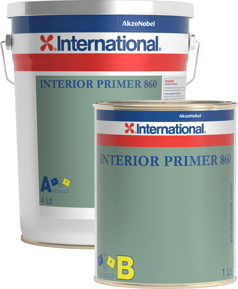 international interior primer 860 wit component a 4 ltr (voor 5 ltr)