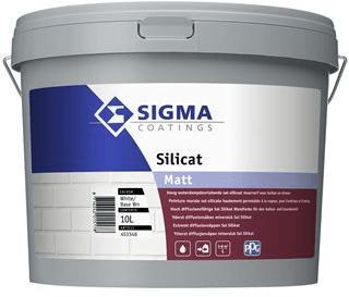 sigma silicat matt lichte kleur 2.5 ltr