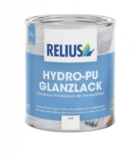relius hydro-pu glanzlack kleur 2.5 ltr