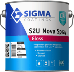 sigma s2u nova spray gloss kleur 2.5 ltr