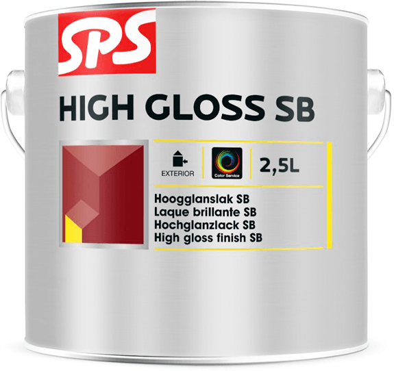 sps high gloss sb kleur 2.5 ltr