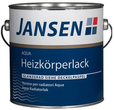 jansen aqua radiatorenlak zijdeglans wit 750 ml