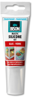 bison siliconenkit glas transparant hang-statube 60 ml
