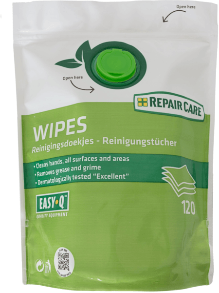 repair care easy q wipes 120 stuks