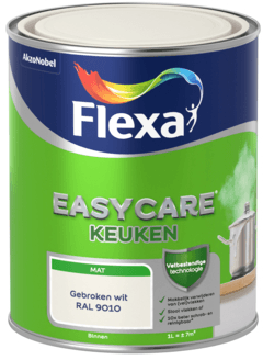 flexa easycare muurverf keuken lichte kleur 2.5 ltr