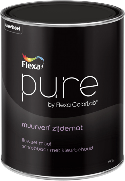 flexa pure muurverf zijdemat kleur 2.5 ltr