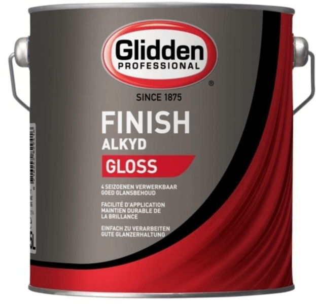 glidden alkyd finish gloss wit 2.5 ltr