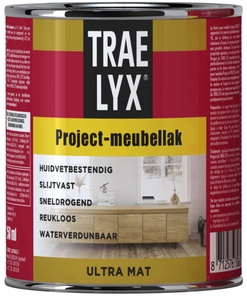 trae lyx project meubellak ultra-mat 250 ml