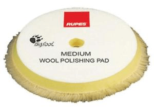 rupes blue wool polishing pad coarse 30/45 mm 4 stuks