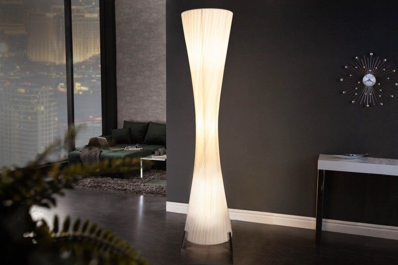 Moderne design vloerlamp PARIS X 160cm witte vloerlamp - 7680