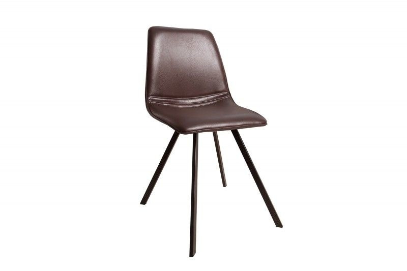 Retro stoel AMSTERDAM STOEL antiek bruin design klassieker - 36343