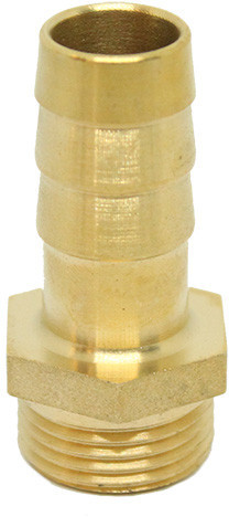 Messing slangtule - 13mm x 3/8” - buitendraad