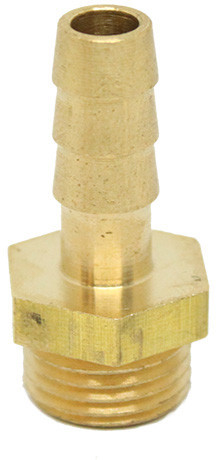 Messing slangtule - 8mm x 1/4” - buitendraad