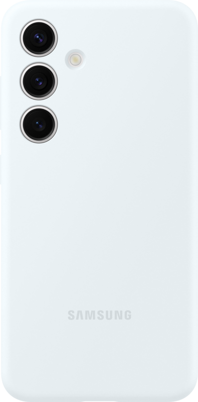 Samsung Galaxy S24 Siliconen Back Cover Wit