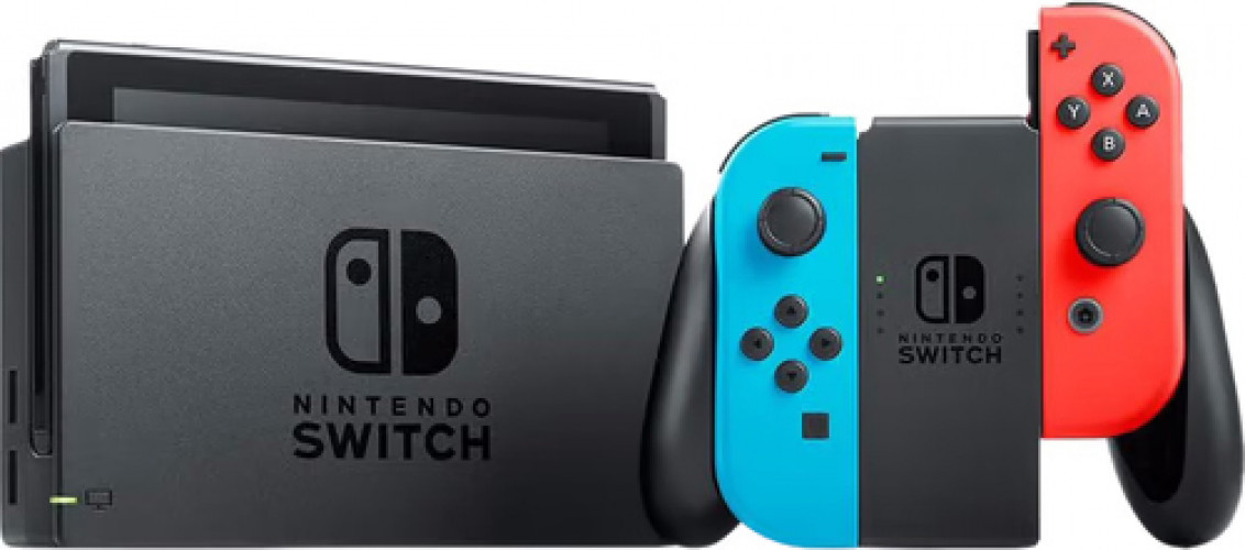 Nintendo Switch - Red/Blue (schade aan product)