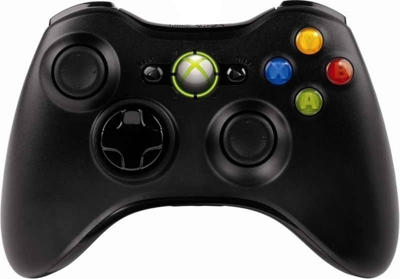 Microsoft Wireless Gamepad (Zwart)