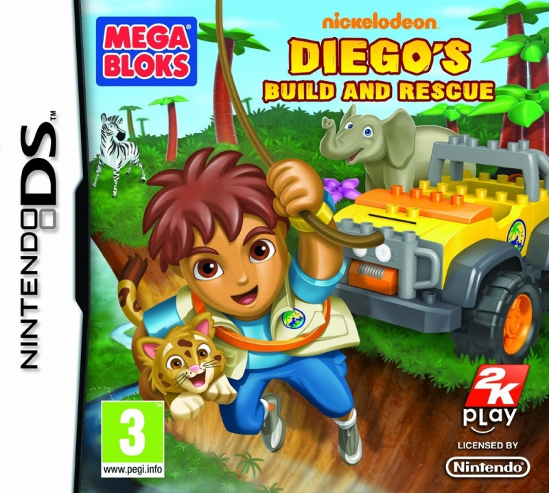 Go Diego Go Megabloks Bouwen en Redden