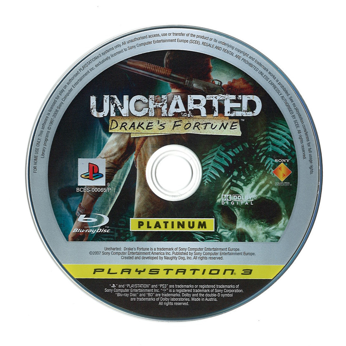 Uncharted Drake's Fortune (platinum) (losse disc)