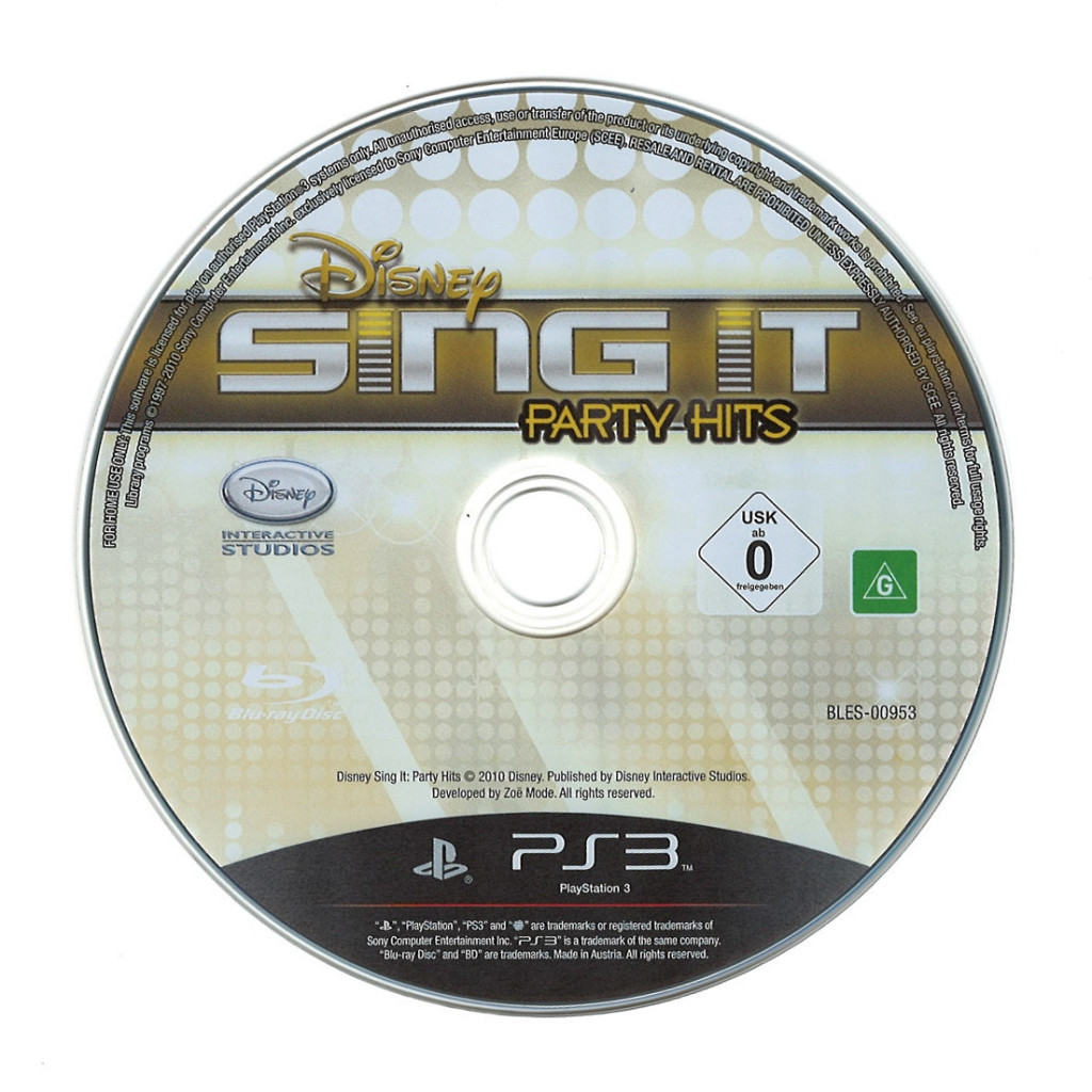 Disney Sing It Party Hits (losse disc)