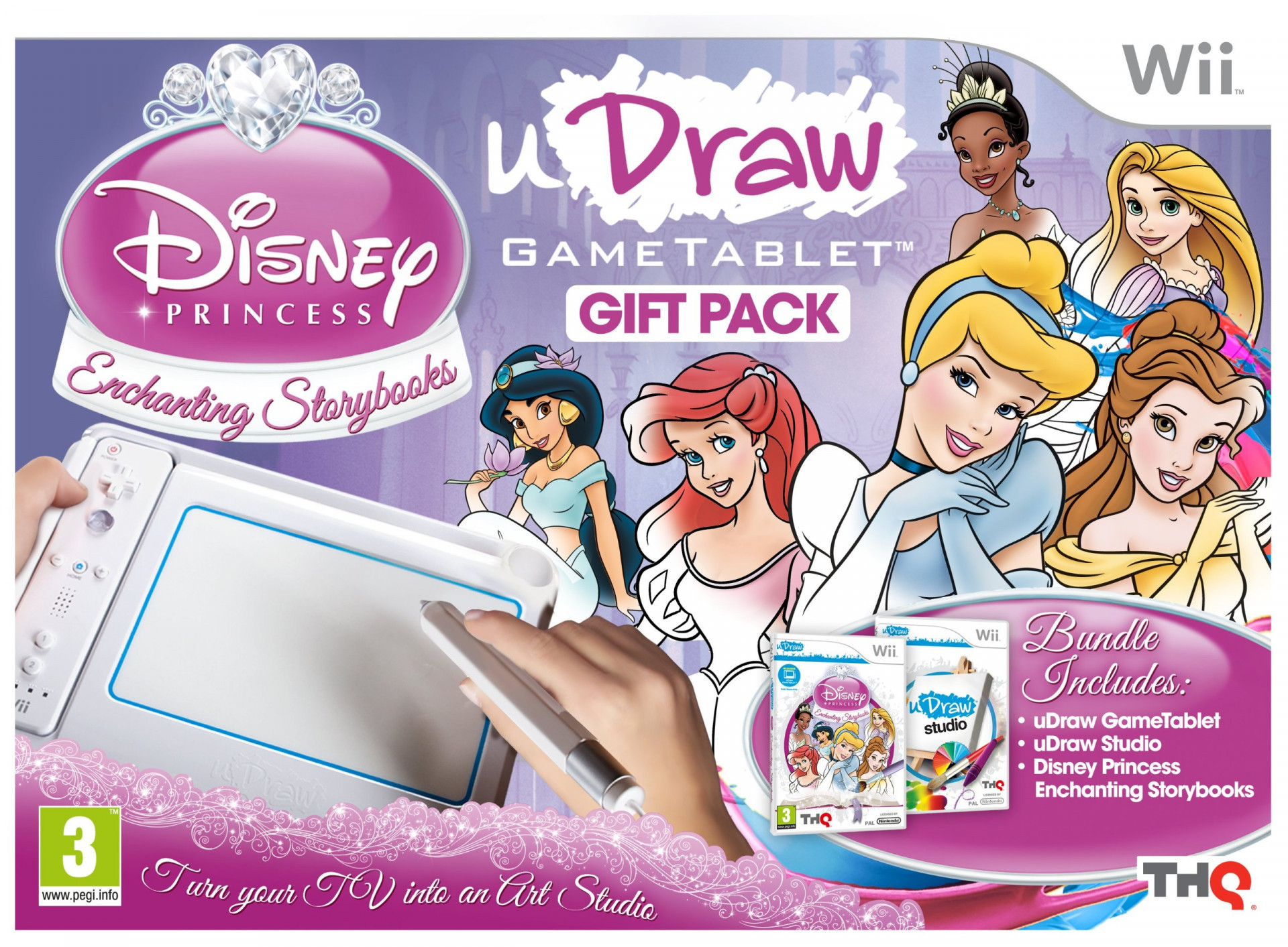 uDraw Game Tablet + Instant Artist + Disney Princess