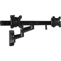 StarTech.com Dual monitor arm scharnierende muurbeugel voor twee VESA 15"-24" schermen