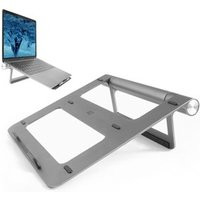 ACT laptopstandaard met docking station - Grijs