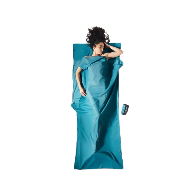 Cocoon Travelsheet Insectshield Egyptisch Katoen Lakenzak Blauw