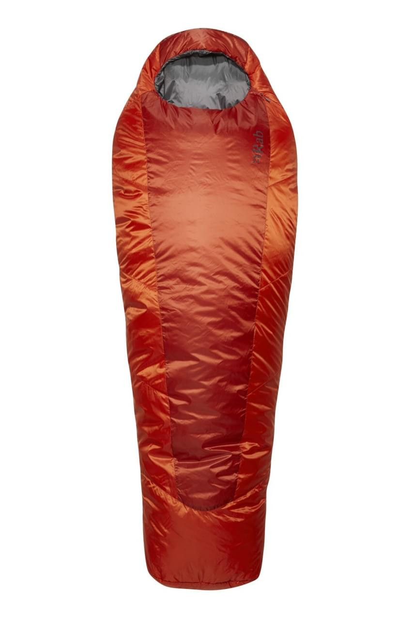 RAB Solar Eco 1 Long Mummy Slaapzak Synthetisch Rood