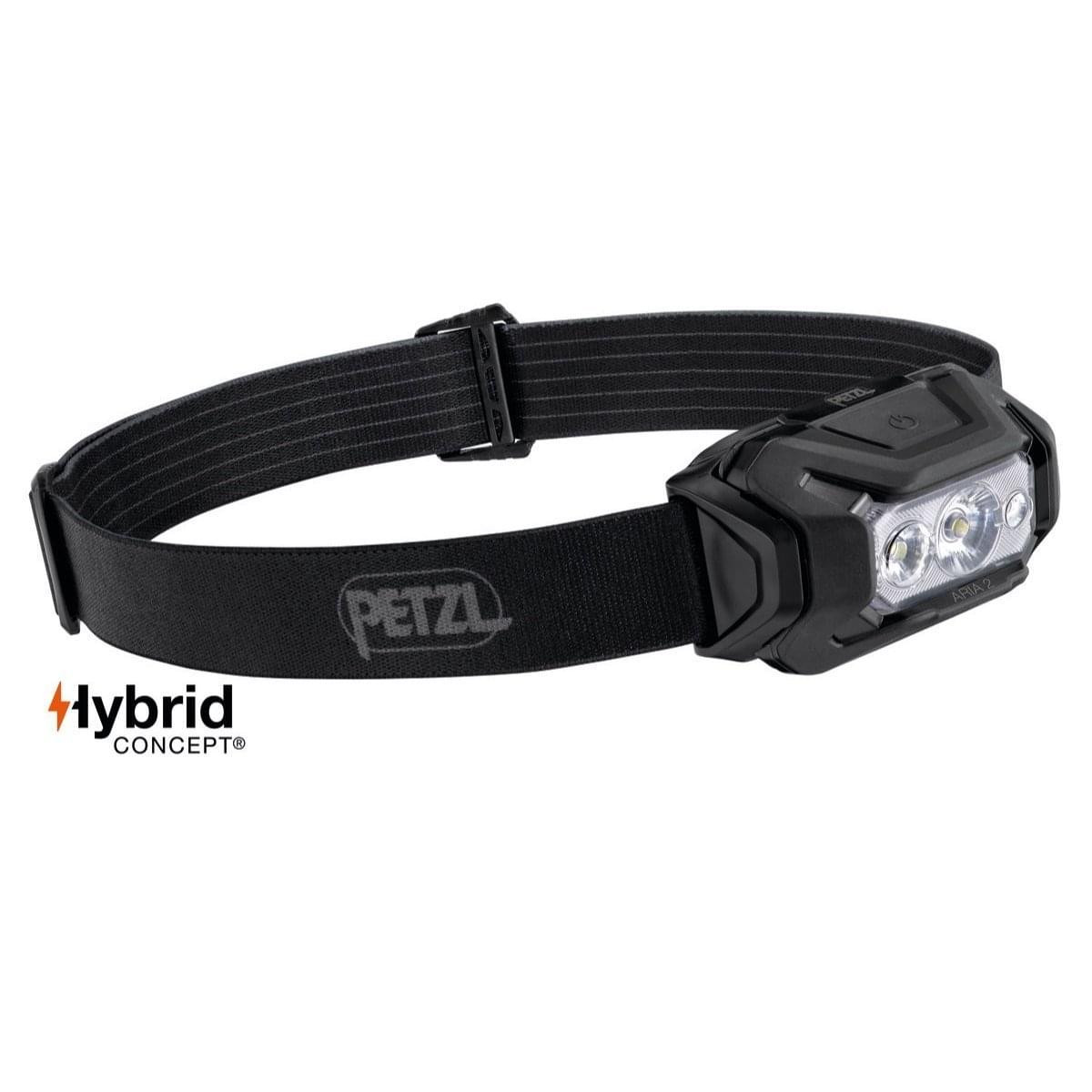 Petzl Aria 2 RGB black hoofdlamp Zwart