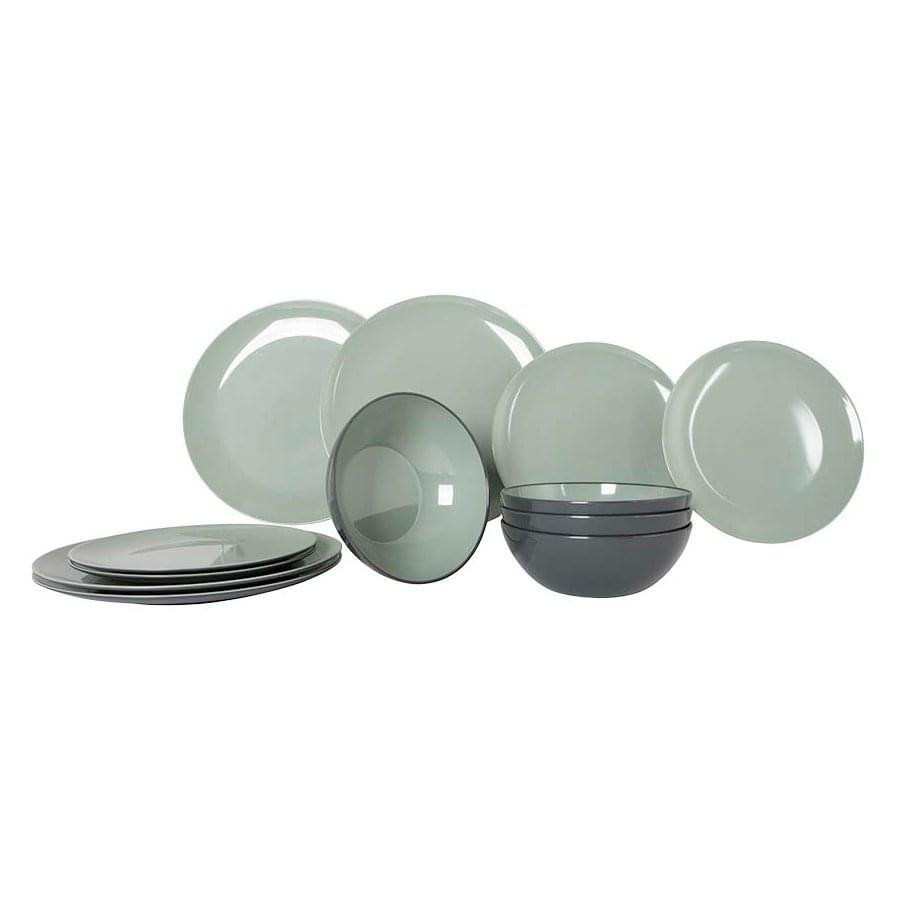 Gimex Vivid Line 12-delige Servies Set Groen