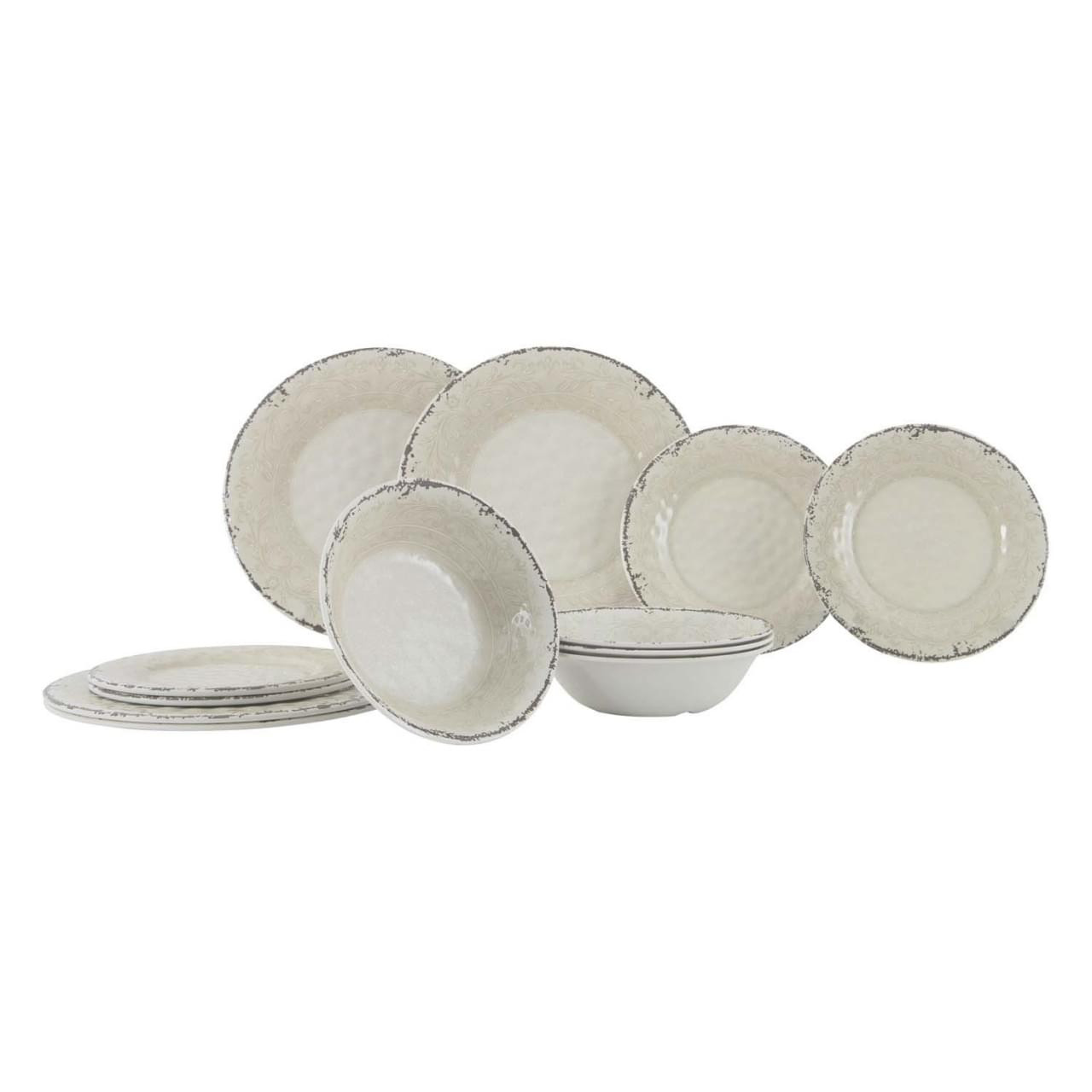 Gimex Stone Line 12-delige Servies Set Beige