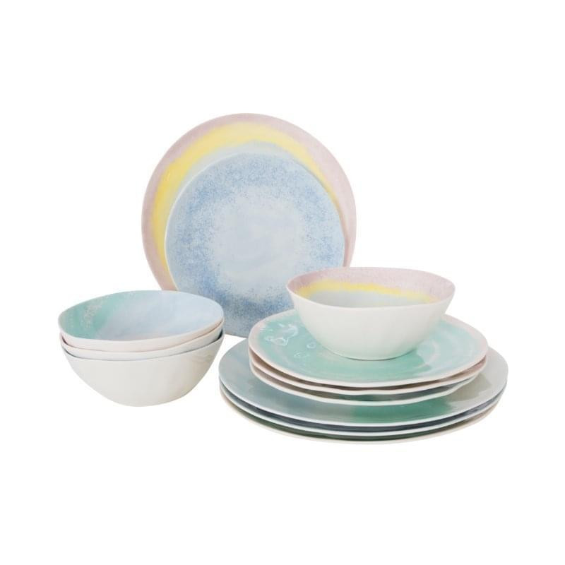 Bo-Camp Barfleur 12-delige Servies Set Multicolor