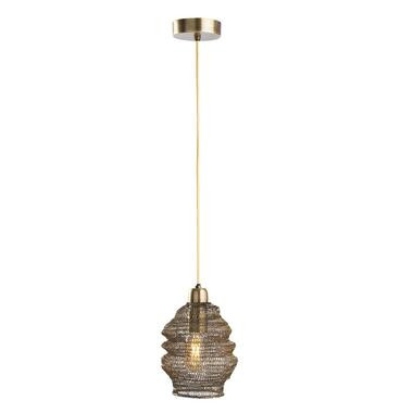 Hanglamp Niels - bronskleurig - Ø18x22 cm - Leen Bakker