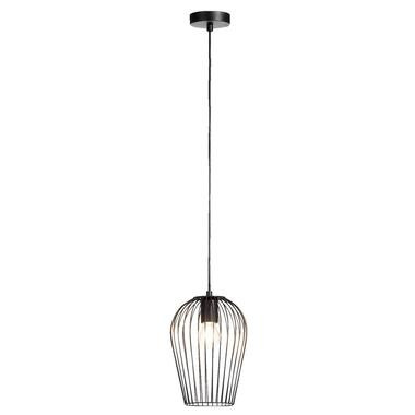 Hanglamp Lagos - mat zwart - Ã˜19 cm - Leen Bakker