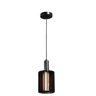 Hanglamp Janet - zwart - Ø15 x 150 cm - Leen Bakker