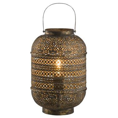 Tafellamp Rabat - goudkleurig - Ø25x35 cm - Leen Bakker